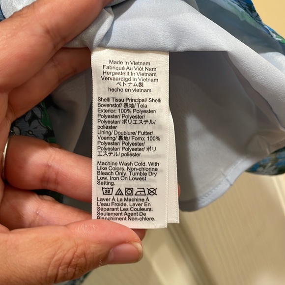 Blue flower blouse - Picture 5 of 5